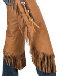 brown-vintage-cowboy-leather-chinks-with-basketweave-yoke