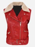 contrast-white-fur-collar-biker-leather-vest