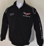 corvette-c6-black-wind-breaker-jacket