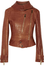 crocodile-effect-leather-biker-jacket