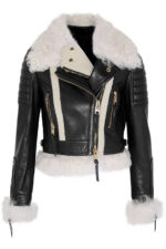 cropped-shearling-trimmed-leather-biker-jacket