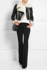 cropped-shearling-trimmed-leather-biker-jacket