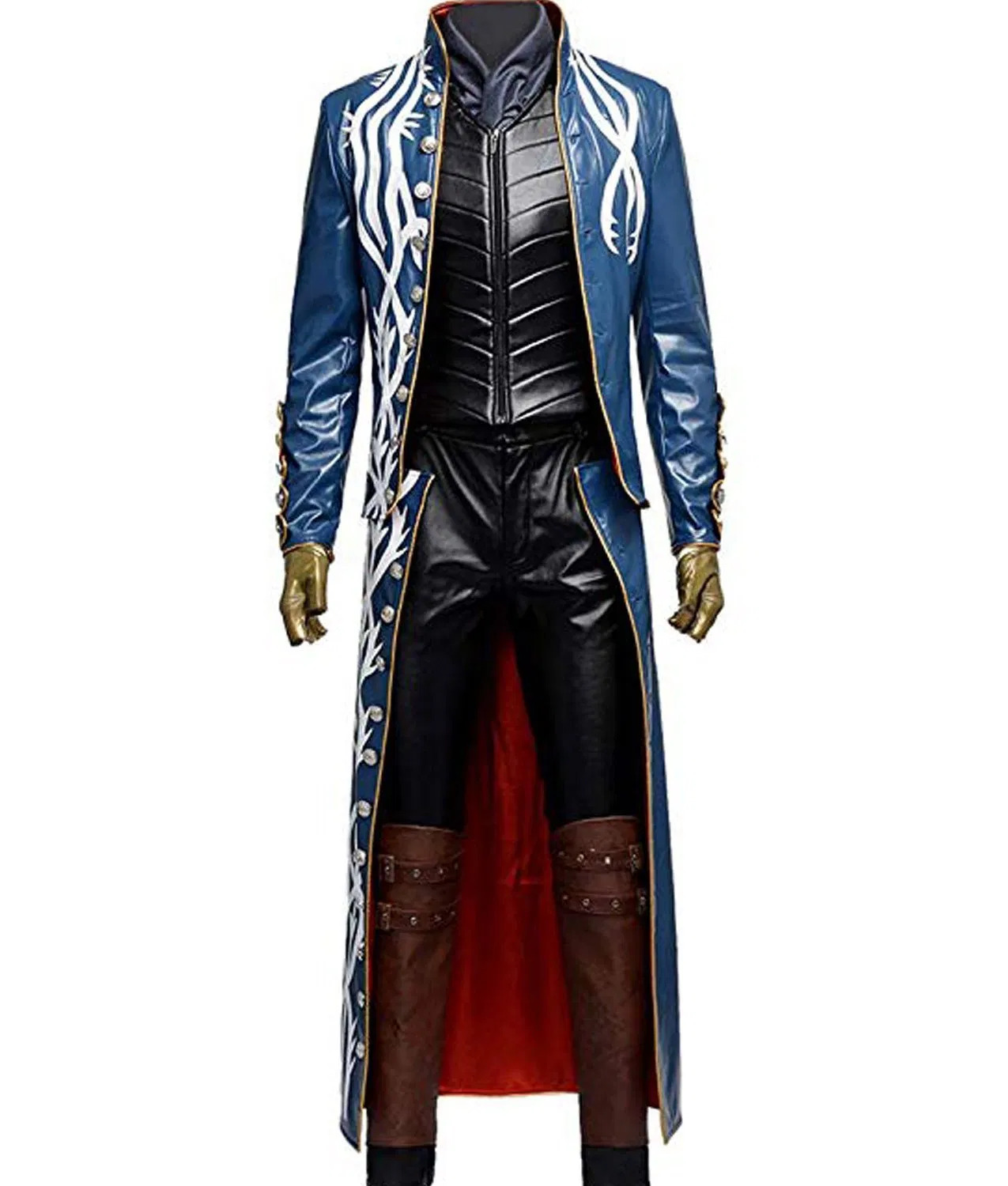 DEVIL MAY CRY 5 DANTE LEATHER TRENCH COAT