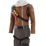 Fortnite Rapto Gaming Brown Jacket