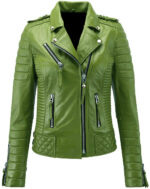 green-genuine-lambskin-leather-biker-jacket