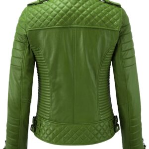 green-genuine-lambskin-leather-biker-jacket