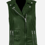 green-genuine-leather-biker-vest