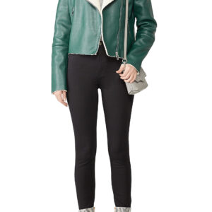 green-shearling-fur-leather-biker-jacket