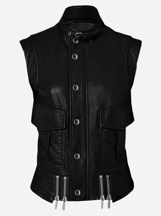 handmade-cool-black-leather-biker-vest handmade-cool-black-leather-biker-vest