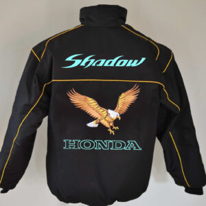 Honda black And turquoise Shadow Wind Breaker jacket