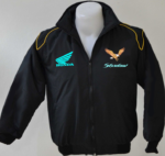 Honda black And turquoise Shadow Wind Breaker jacket