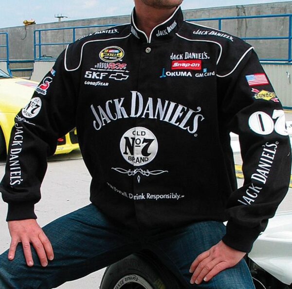 Jack Daniels Black Wind Breaker Jacket - Image 3