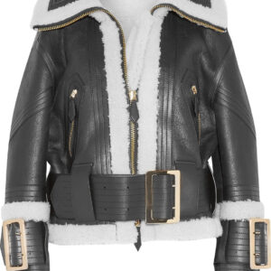leather-trimmed-shearling-fur-black-jacket