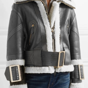 leather-trimmed-shearling-fur-black-jacket