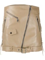 nude-beige-leather-biker-mini-skirt
