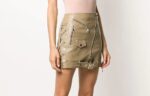nude-beige-leather-biker-mini-skirt