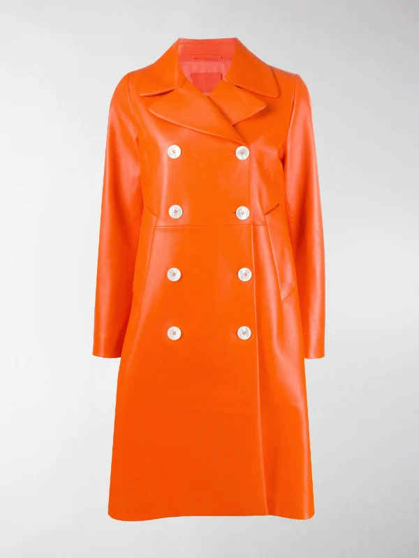 orange-lambskin-double-breasted-leather-coat (3) orange-lambskin-double-breasted-leather-coat