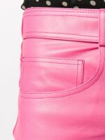 pink-leather-mini-skirt