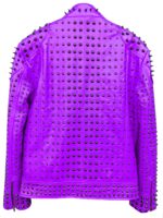 purple-vintage-studded-punk-leather-biker-jacket