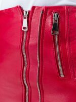 red-zipped-leather-mini-skirt