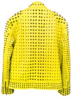 studded-punk-leather-yellow-vintage-jacket