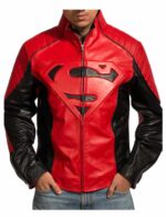 superman-smallville-red-and-black-leather-jacket