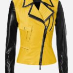 yellow-black-leather-jacket-for-women