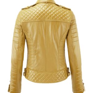 yellow-genuine-lambskin-leather-biker-jacket
