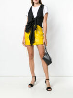 zipped-biker-yellow-mini-skirt