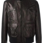 Brown-Leather-Bomber-Jacket-front