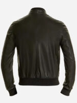 Men's-Handmade-Black-Leather-Bomber-Jacket-back