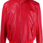Men's-Handmade-Red-Leather-Bomber-Jacket