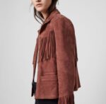 cherry-red-suede-tassel-leather-jacket