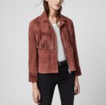cherry-red-suede-tassel-leather-jacket