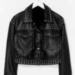 black-cropped-leather-silver-studded-leather-jacket