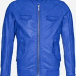 blue-bomber-leather-jacket-front