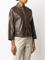 brown-leather-cropped-sleeves-jacket
