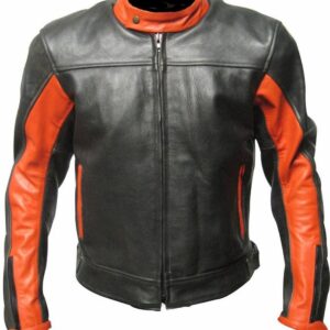 custom-black-and-orange-leather-racing-jacket