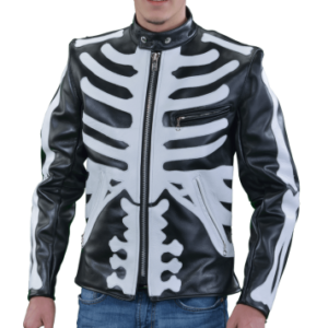 custom-black-and-white-skeleton-bones-racing-jacket