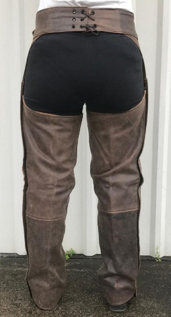 distressed-rustic-brown-buffalo-leather-biker-chaps