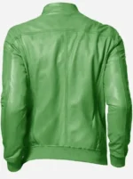 green-bomber-leather-jacket-back