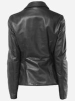 lightweight-4-button-black-leather-blazer-coat