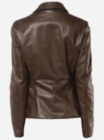 lightweight-4-button-brown-leather-blazer-coat