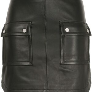 black-biker-leather-mini-skirt