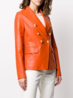 orange-lambskin-leather-double-breasted-jacket