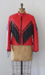 red-and-black-1990s-vintage-leather-fringe-jacket
