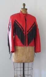 red-and-black-1990s-vintage-leather-fringe-jacket
