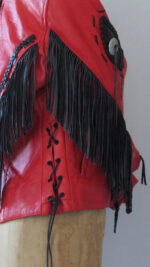 red-and-black-1990s-vintage-leather-fringe-jacket