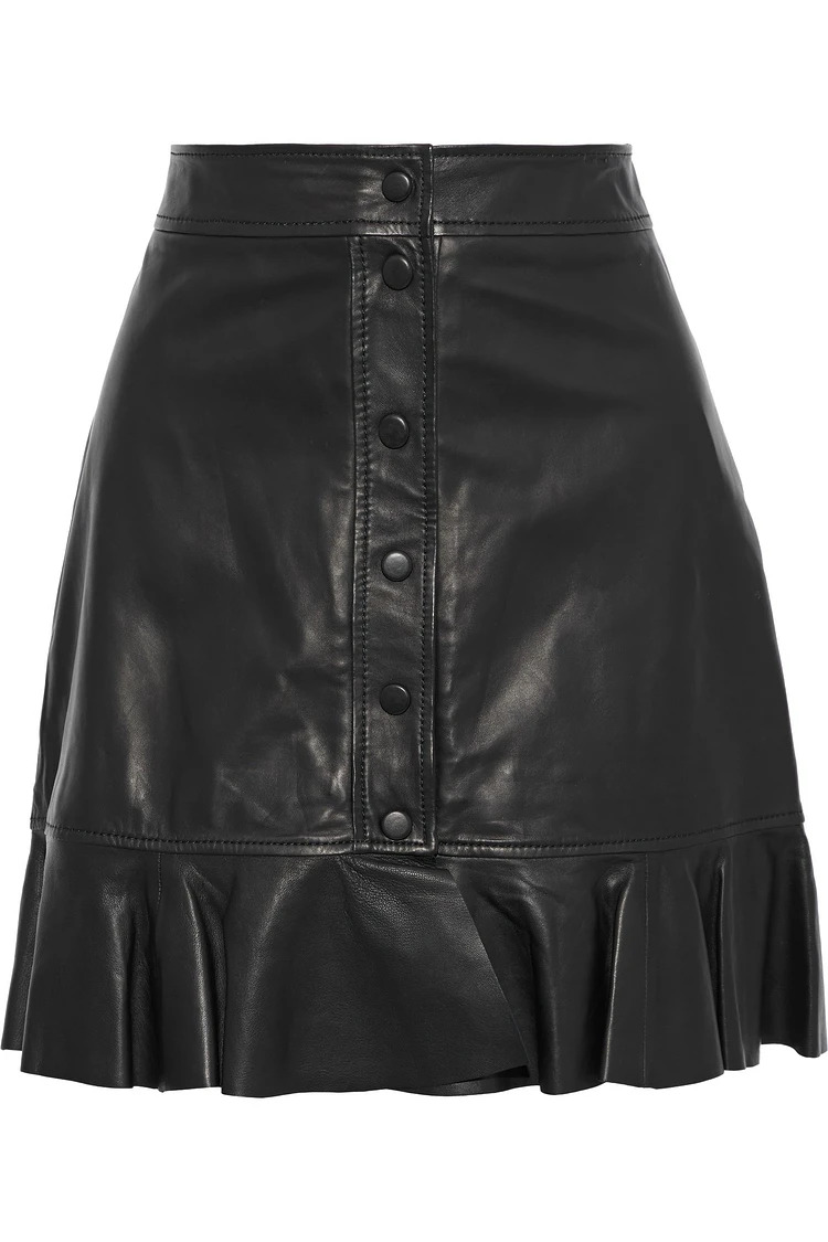 ruffle-trimmed-leather-mini-skirt (2) ruffle-trimmed-leather-mini-skirt