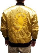 ryan-gosling-scorpion-drive-golden-quilted-jacket